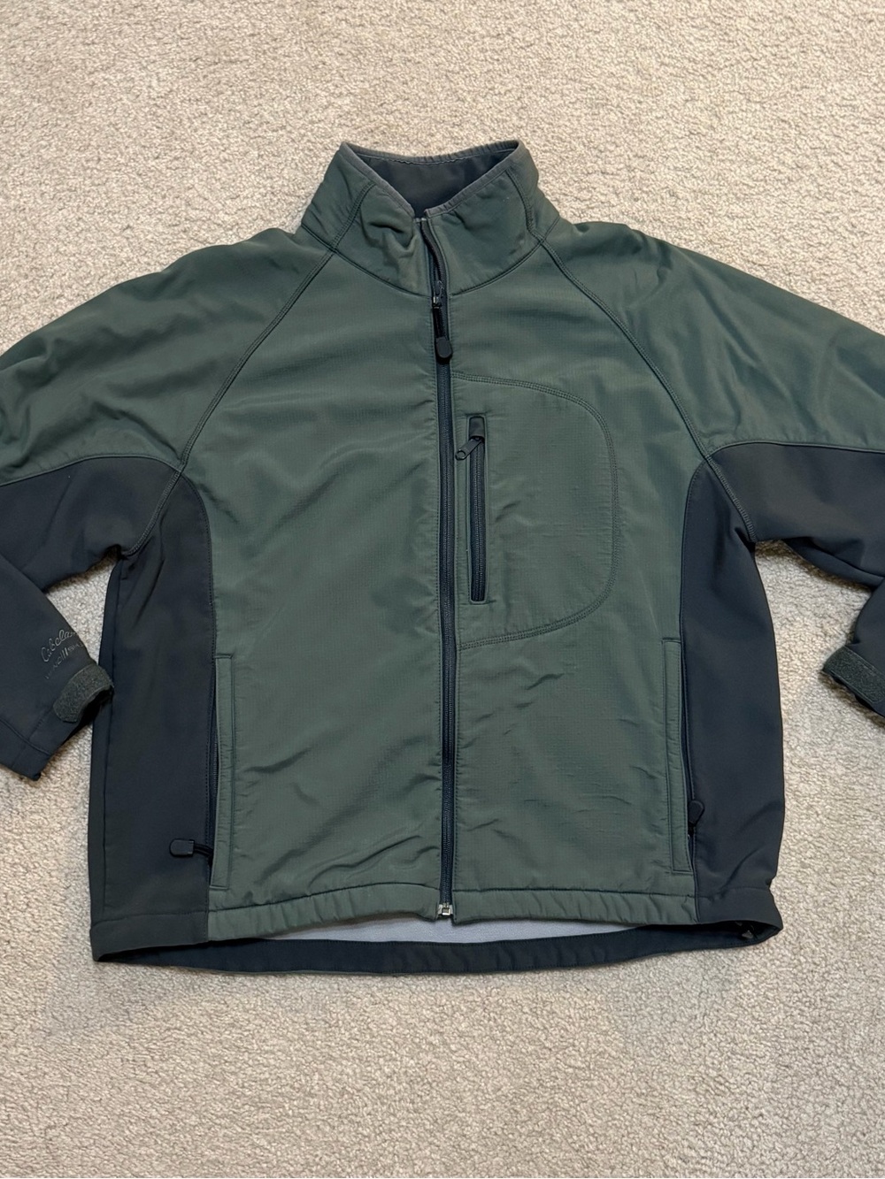 Cabela’s 4MOST WINDSHEAR Men’s L Softshell Fleece Lined Jacket Green
